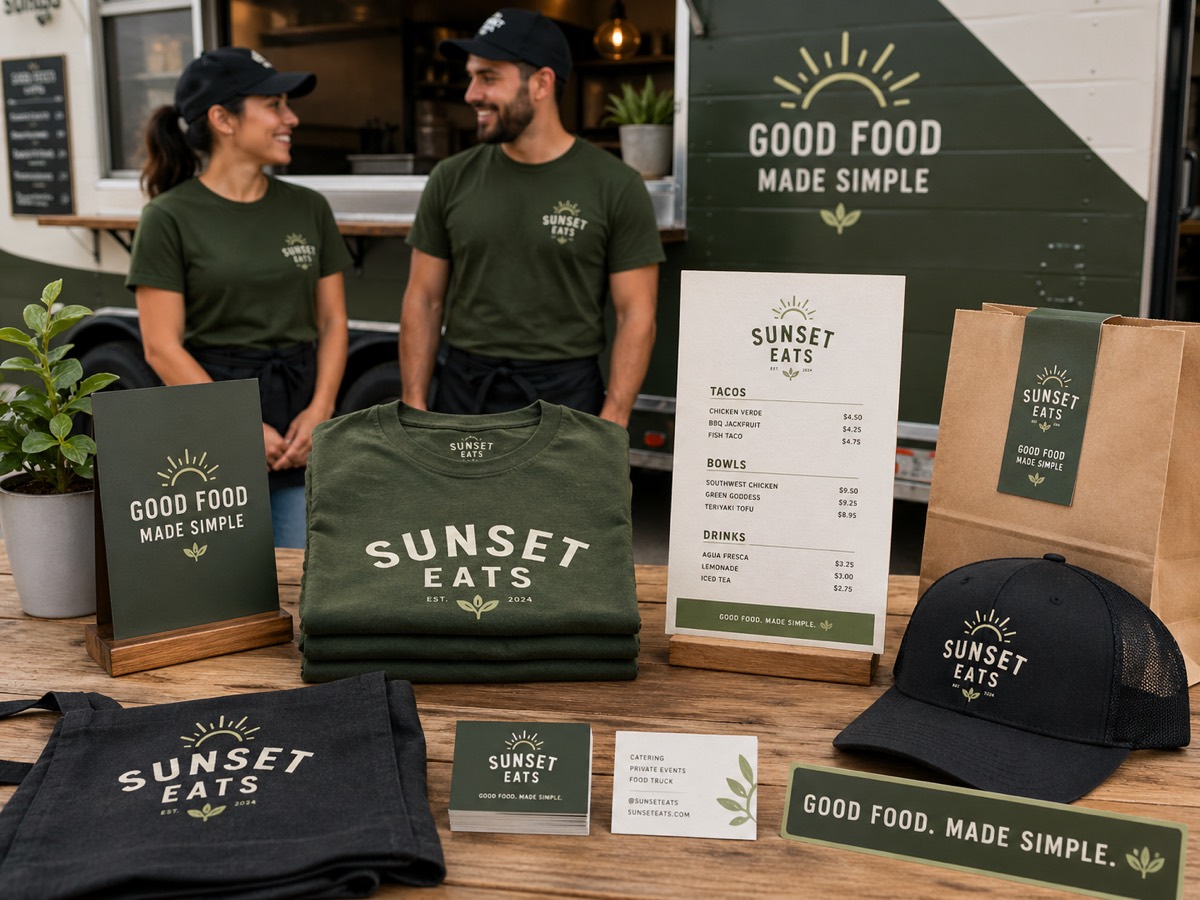 Restaurant and Food Truck Branded Apparel